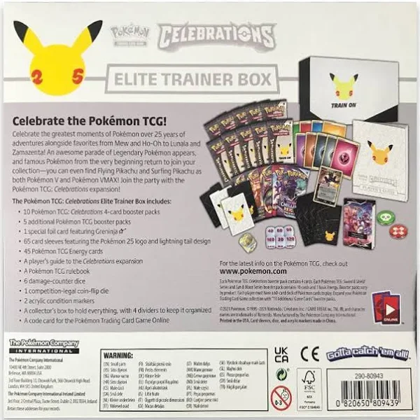 2026 Pokemon – Celebrations Elite Trainer Box