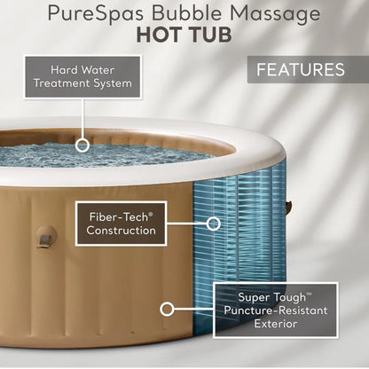 2026 2026 Intex PureSpa Bubble Massage 120-Düsen Aufblasbarer Whirlpool Spa-Set