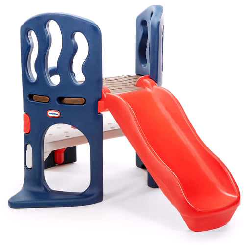 2026 Little Tikes Hide & Slide Kletterspielzeug – Blau & Rot Kletter- und Rutschspielzeug für Kinder von 2 bis 6 Jahren