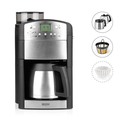 2026 FRESH-AROMA-PERFECT Filterkaffeemaschine mit Mahlwerk - Duo
