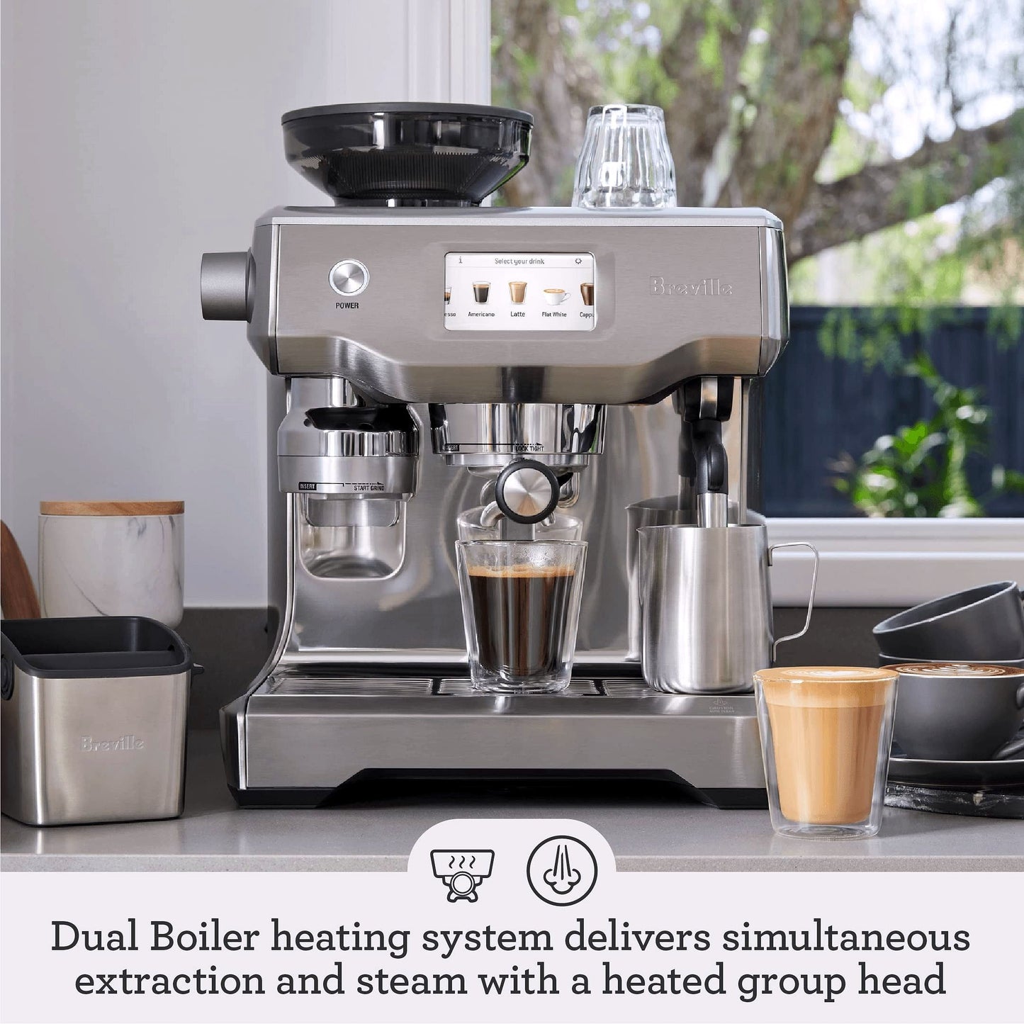 2026 Breville BES990BSSUSC Automatische Espressomaschine – Oracle Touch