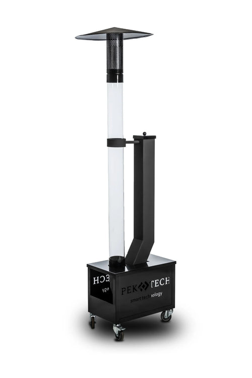 2026 Pektech Pelora Black – Eleganter Pellet-Heizpilz für Garten, Terrasse & Outdoor-Events