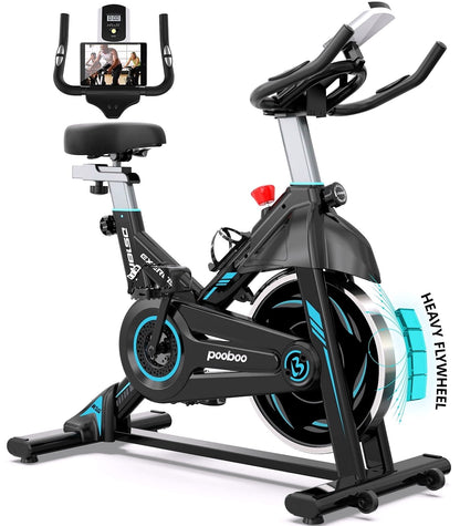 2026 Pooboo Indoor Cycling Bike – Magnetisches Heimtrainer-Fahrrad für Cardio-Training