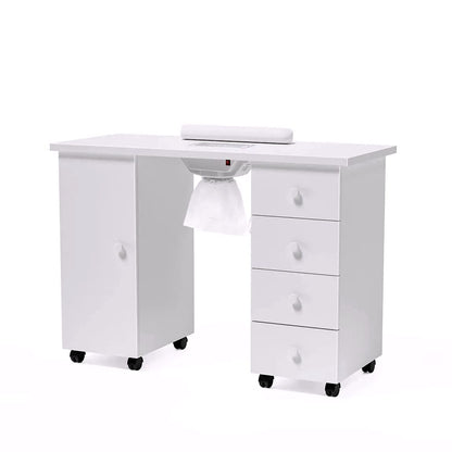 2026 OmySalon Manikürtisch / Nageltisch mit elektrischem Absaugventilator (Downdraft Vent)