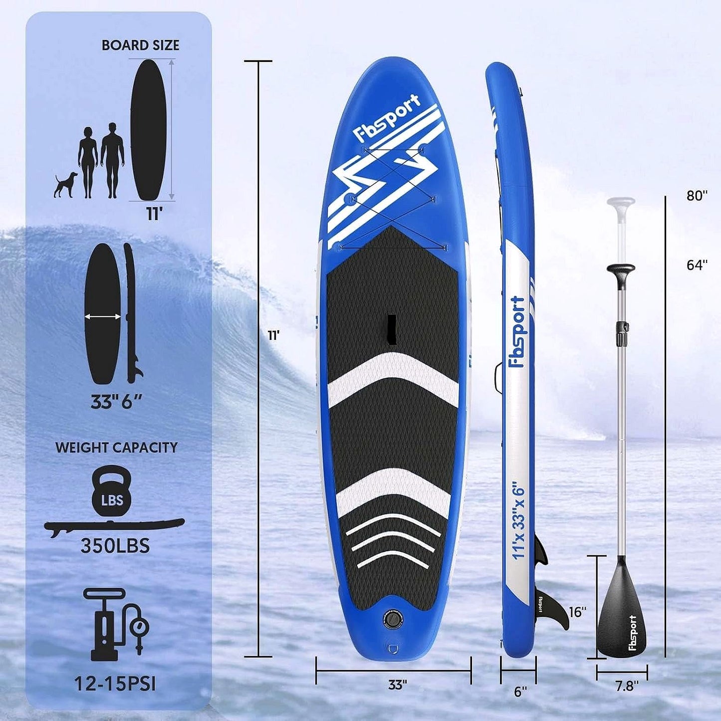 2026 Premium Stand Up Paddle Board, Yoga Board with Durable SUP Accessories & Carry Bag | Wide Stance, Surf Control, Non-Slip Deck, Leash, Paddle and Pump for Youth & Adult