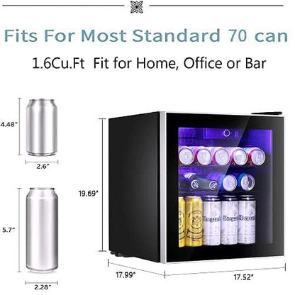 2026 Antarctic Star Mini-Getränkekühlschrank – 60-Dosen Beverage Refrigerator