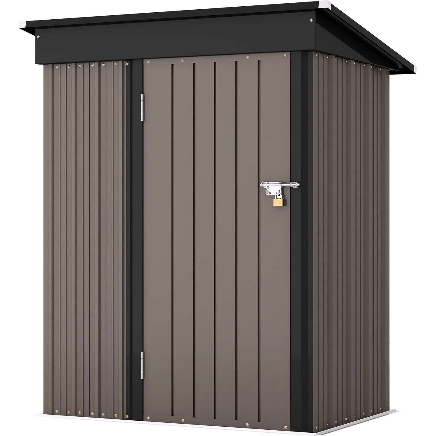 2026 Patiowell Outdoor-Gerätehaus 5 × 3 FT für Garten, Terrasse und Rasen