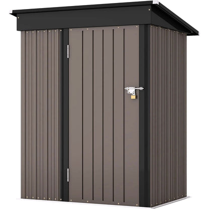 2026 Patiowell Outdoor-Gerätehaus 5 × 3 FT für Garten, Terrasse und Rasen