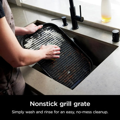 2026 Premium XL Outdoor-Grill & Smoker, Bluetooth, App-fähig, 7-in-1 Master Grill, BBQ-Smoker, Outdoor-Heißluftfritteuse, Woodfire-Technologie, 2 eingebaute Thermometer, Schwarz