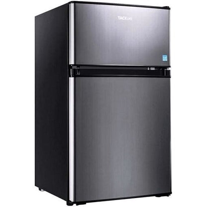 2026 Mini-Kühlschrank mit Gefrierfach, 3,1 Cu.Ft Kompaktkühlschrank mit LED-Beleuchtung