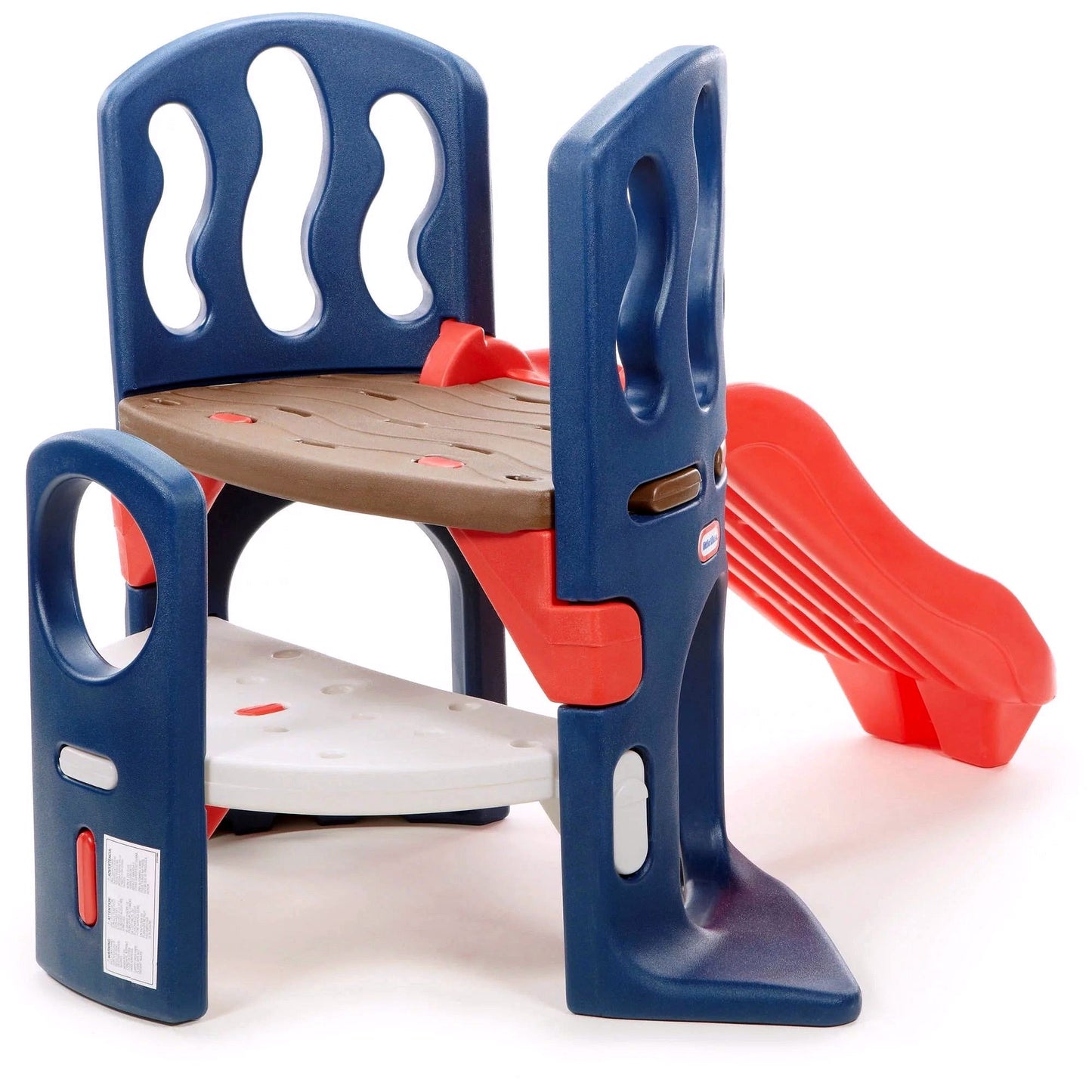 2026 Little Tikes Hide & Slide Kletterspielzeug – Blau & Rot Kletter- und Rutschspielzeug für Kinder von 2 bis 6 Jahren