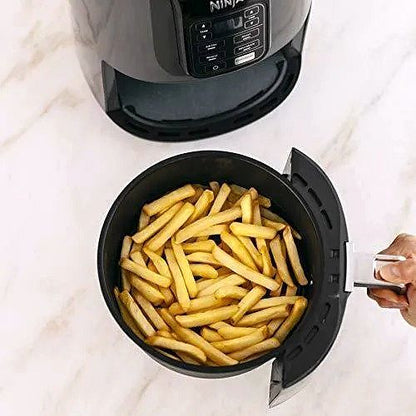 2026 Ninja AF101 Heißluftfritteuse, 4 Qt, Schwarz/Grau