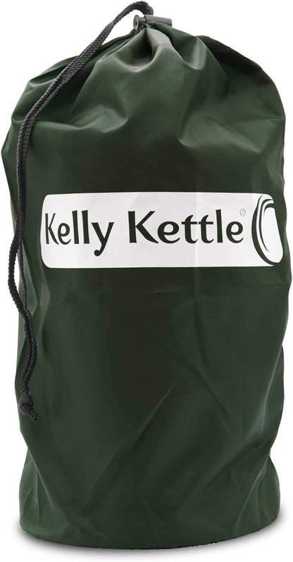 2026 Kelly Kettle Ultimate Base Camp Kit – 54 oz großer Campingkessel aus Edelstahl, leichter Campingkessel mit Pfeife, Kelly Kettle-Kocher zum Angeln, Jagen, Wandern