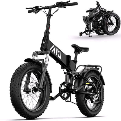 2026 TST Electric Bike 4.0 Fat Tire Foldable E-Bike – 750W, 48V 13Ah