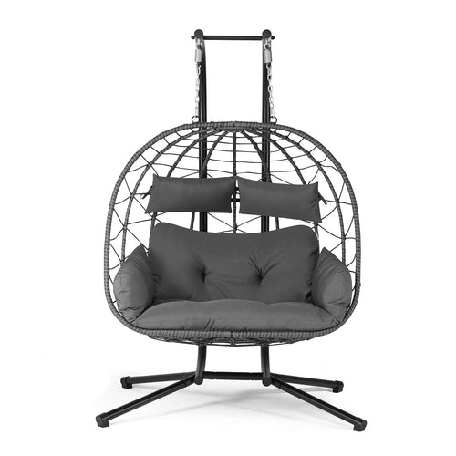 2026 Polyrattan Doppelhängesessel Aria
