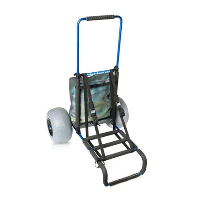 2026 My Beach Cart Heavy Duty Folding Beach Cart with BiMein Strandwagen, robuster, zusammenklappbarer Strandwagen mit großen Rädern und Ballonreifen zum Gleiten über Sandg Wheels and Balloon Tires to Glide Over Sand