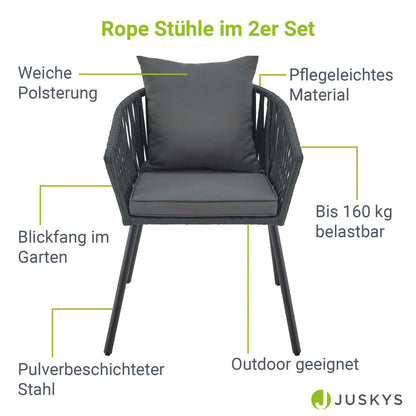 2026 2er-Set Rope Stühle