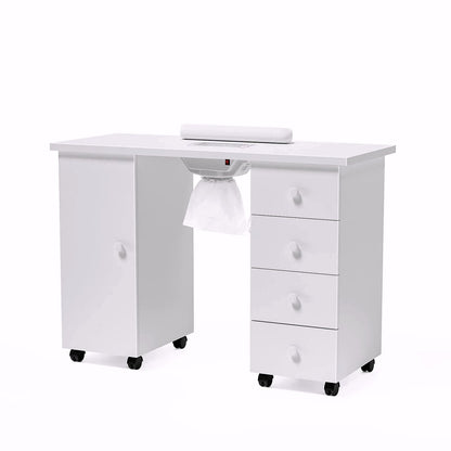 2026 OmySalon Manikürtisch / Nageltisch mit elektrischem Absaugventilator (Downdraft Vent)