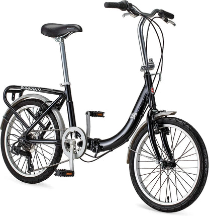 2026 Schwinn Loop Faltrad für Erwachsene für Männer und Frauen, 20-Zoll-Räder, 7-Gang-Antrieb