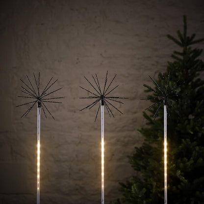 3er Set 70cm LED Starburst Stableuchten