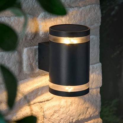 Wentworth Solar-Wandleuchte mit zwei Strahlern