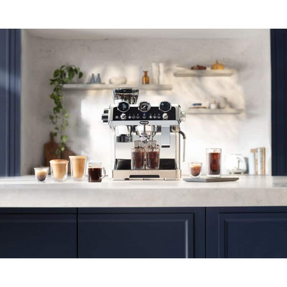 2026 DeLonghi La Specialista Maestro Heiß- und Kaltbrüh-Kaffeemaschine (Vollkorn-/Kaltbrüh-Behälter) - Silber