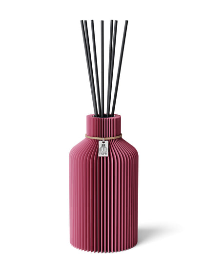 Duftvase Pure Soft Berry naturfarbenes Band 17,5 cm ICONIC HOME