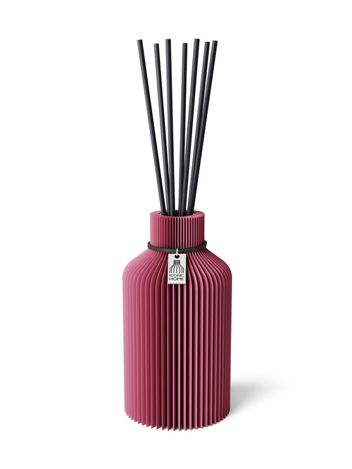 Duftvase Pure Soft Berry schwarzes Band 15 cm ICONIC HOME