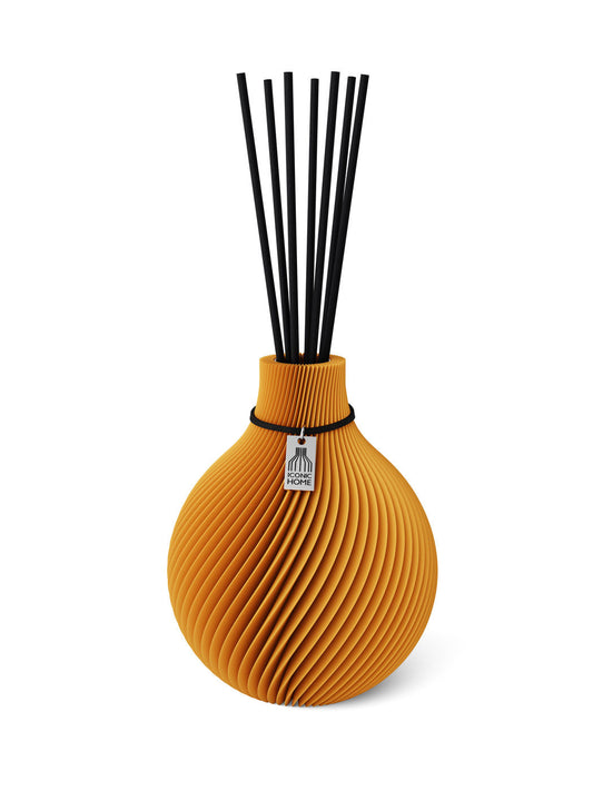 Duftvase Sphere Golden Sunrise Schwarzes Band 15 cm ICONIC HOME
