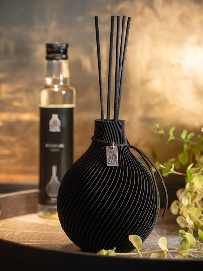 Duftvase Sphere - Raumduft Diffuser Set mit Duftöl und Duftstäbchen | cozy greige